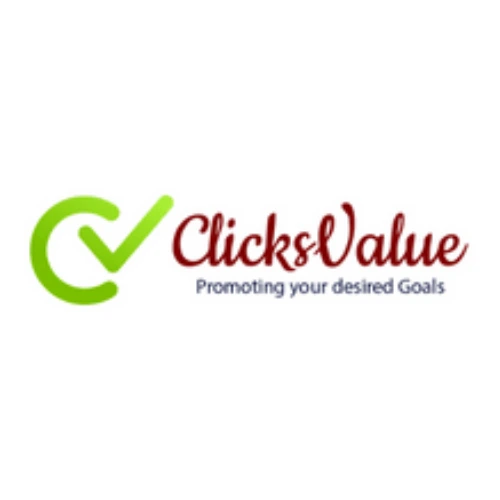 ClicksValue CPC performance affiliate network logo
