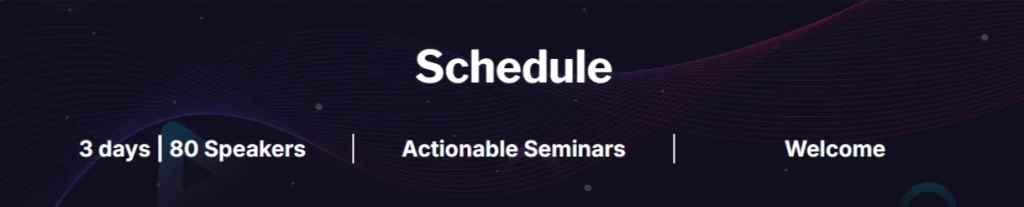 Marbella Affiliate Schedule
