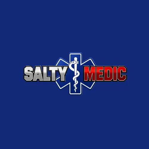 The Salty Medic tactical first aid affiliate program logo
