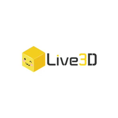 Live3D AI Affiliate Program AI virtual avatar VTuber affiliate logo